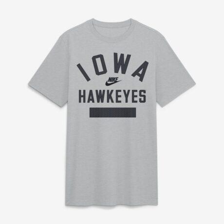 Iowa Hawkeyes Nike Arch Wordmark Legacy Tri-Blend T-Shirt - - Front View