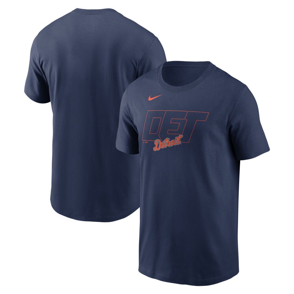 Detroit Tigers Nike Alternate Logo 2-Hit T-Shirt