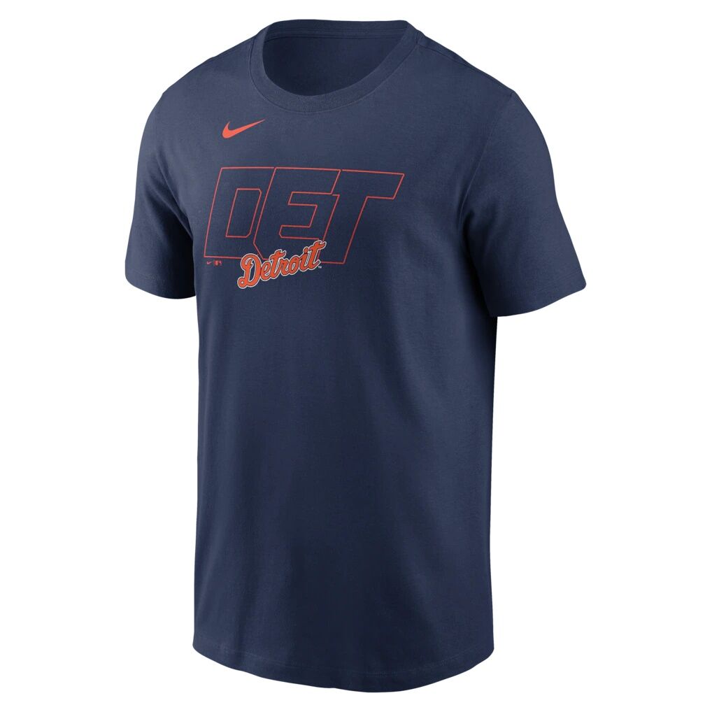 Detroit Tigers Nike Alternate Logo 2-Hit T-Shirt