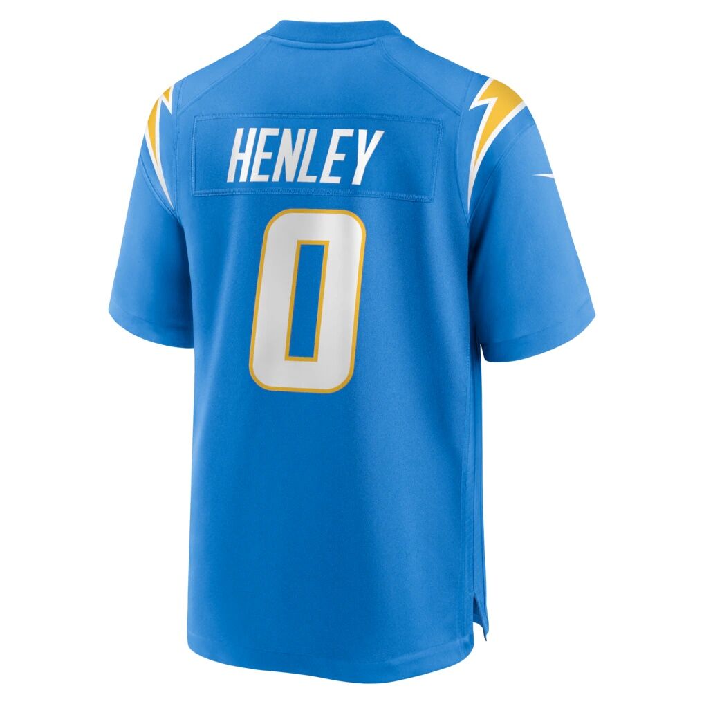 Daiyan Henley Los Angeles Chargers Nike Team Game Jersey - Powder Blue