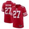 Ji'Ayir Brown San Francisco 49ers Nike Team Game Jersey - - Front View