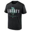 New York Liberty Fashion7 Relaxed T-Shirt - Black - Side View