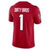Dirty Birds Atlanta Falcons Nike Team Vapor F.U.S.E. Stitched Limited Jersey - Red - Detail View