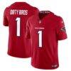 Dirty Birds Atlanta Falcons Nike Team Vapor F.U.S.E. Stitched Limited Jersey - Red - Front View