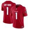 Dirty Birds Atlanta Falcons Nike Team Vapor F.U.S.E. Stitched Limited Jersey - Red - Front View