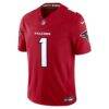 Dirty Birds Atlanta Falcons Nike Team Vapor F.U.S.E. Stitched Limited Jersey - Red - Side View