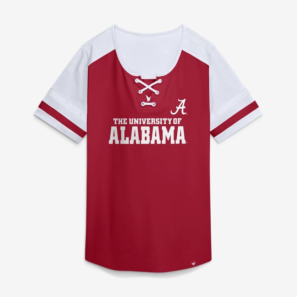 Alabama Crimson Tide Fashion7 Women's Power Play Athena Lace-Up T-Shirt