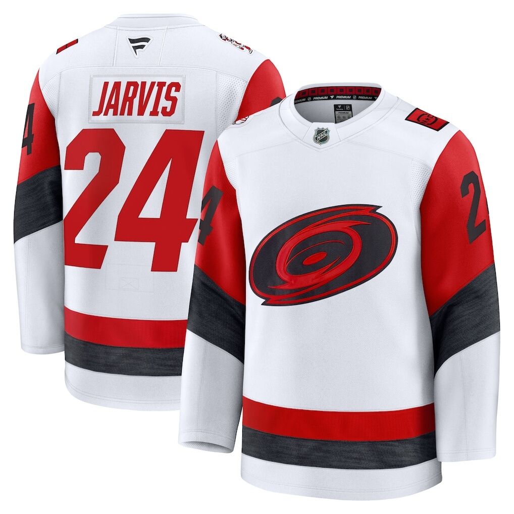 Seth Jarvis Carolina Hurricanes Fashion7 Away Premium Jersey