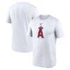 Los Angeles Angels Nike New Legend Dri-FIT T-Shirt - White - Front View