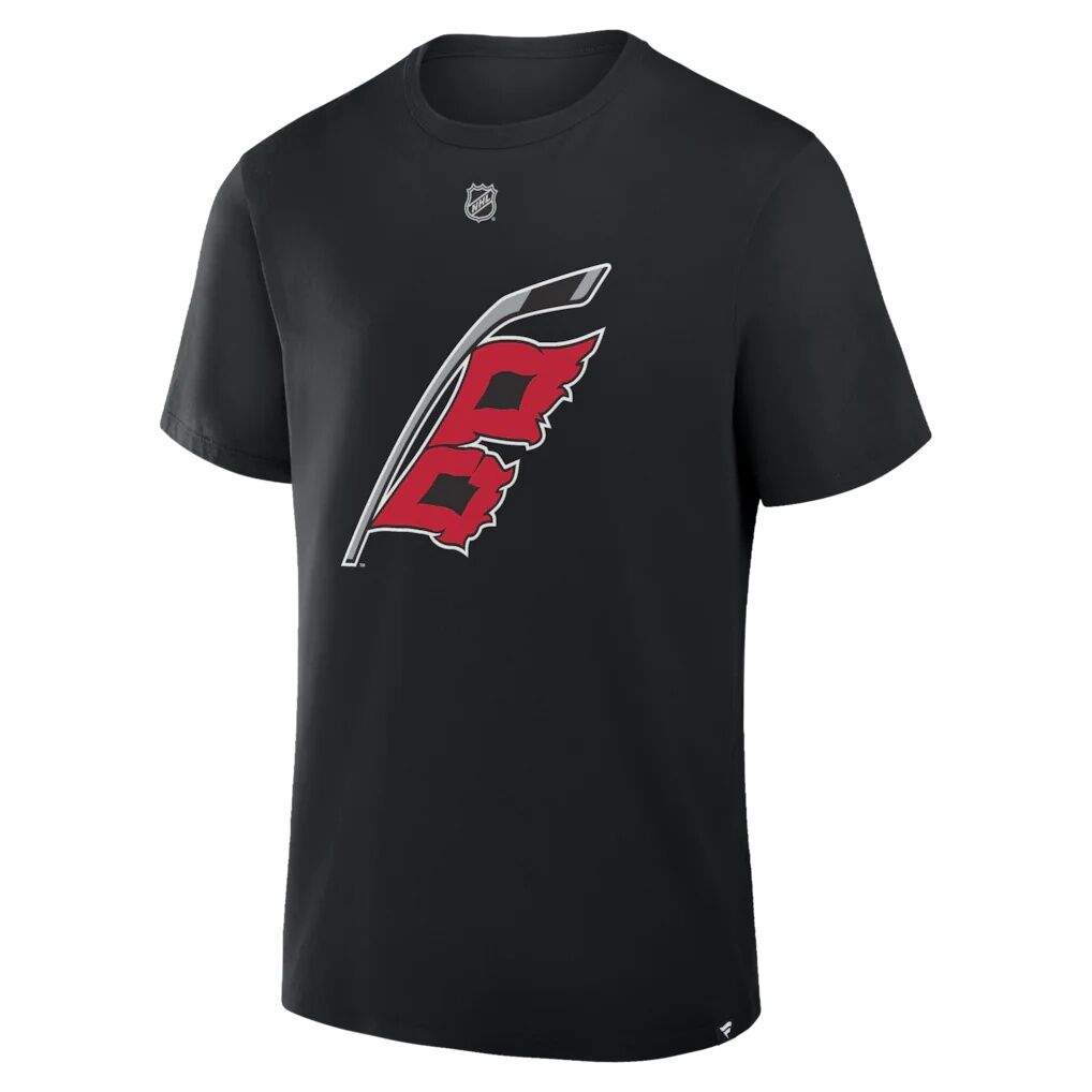 Logan Stankoven Carolina Hurricanes Fashion7 Authentic Stack Name & Number T-Shirt