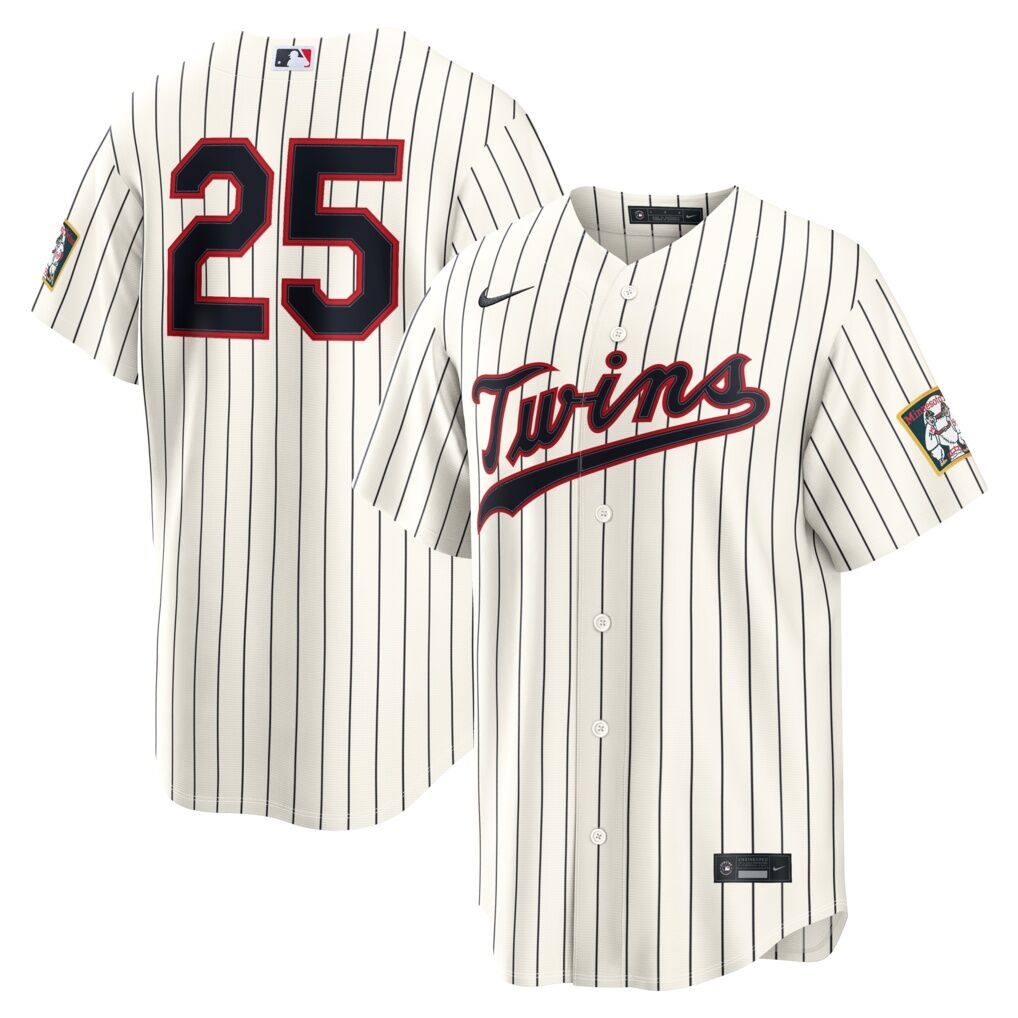 Byron Buxton Minnesota Twins Nike 2026 Field of Dreams Stadium Jersey