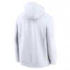 Atlanta Braves Nike Logo Club Hoodie - White - Detail View