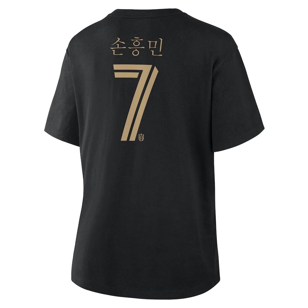 Son Heung-Min LAFC Fashion7 Women's Hangul Name & Number T-Shirt