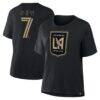 Son Heung-Min LAFC Fashion7 Women's Hangul Name & Number T-Shirt - Black - Front View
