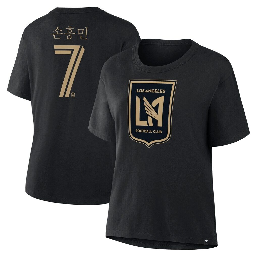 Son Heung-Min LAFC Fashion7 Women's Hangul Name & Number T-Shirt