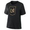 Son Heung-Min LAFC Fashion7 Women's Hangul Name & Number T-Shirt - Black - Side View