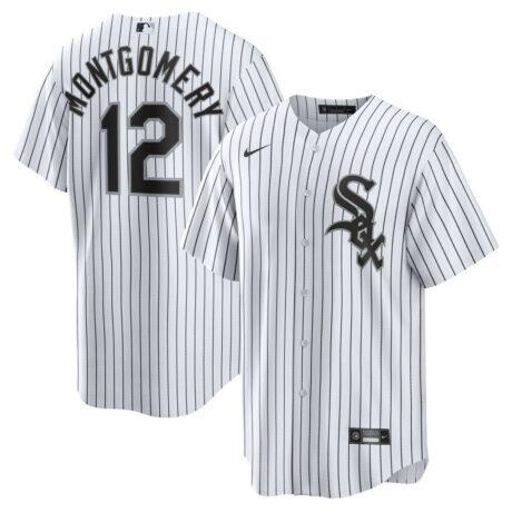 Colson Montgomery Chicago White Sox Nike Home Replica Jersey - White - Front View