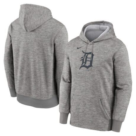 Detroit Tigers Nike Primary Logo Therma Hoodie - - Front View