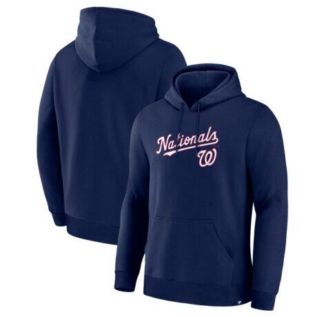 Washington Nationals Fashion7 Lock-Up Legacy Hoodie - Navy - Front View