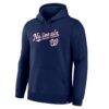 Washington Nationals Fashion7 Lock-Up Legacy Hoodie - Navy - Side View