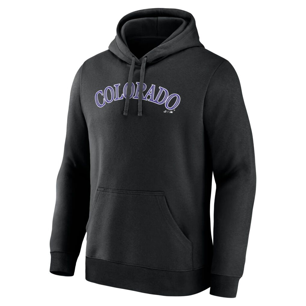 Colorado Rockies Logo Athletic Wordmark Hoodie