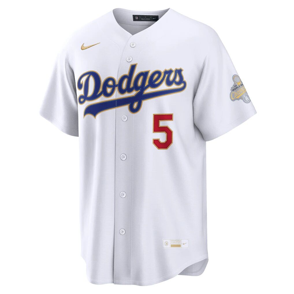 Freddie Freeman Los Angeles Dodgers Nike 2026 Gold Collection Stadium Jersey