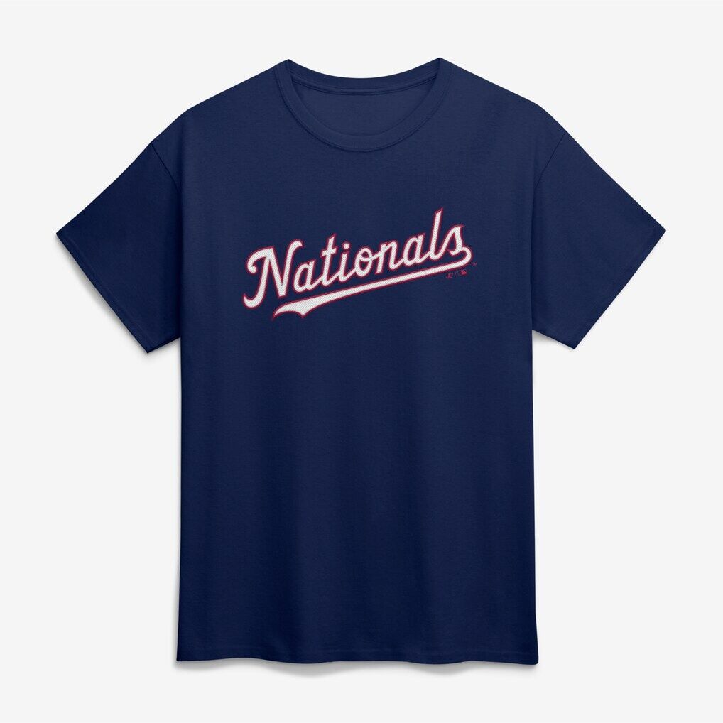 Washington Nationals Logo Athletic Wordmark T-Shirt