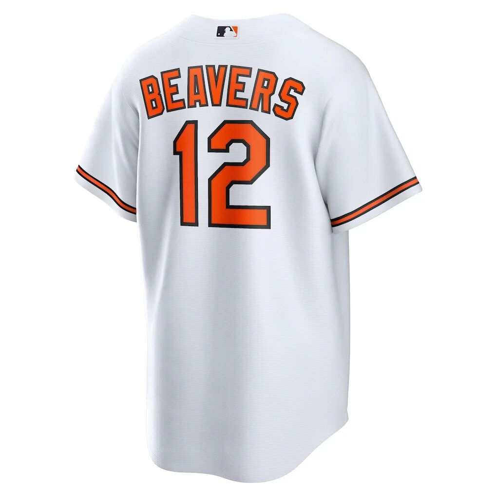 Dylan Beavers Baltimore Orioles Nike Home Replica Jersey