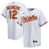 Dylan Beavers Baltimore Orioles Nike Home Replica Jersey - White - Front View
