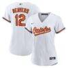 Dylan Beavers Baltimore Orioles Nike Women's Home Replica Jersey - White - Front View