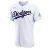 Los Angeles Dodgers Nike 2026 Gold Collection Authentic Jersey - White - Side View