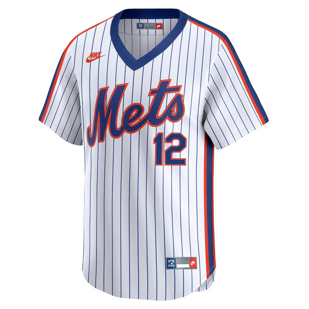 Francisco Lindor New York Mets Nike Throwback Cooperstown Collection Limited Jersey