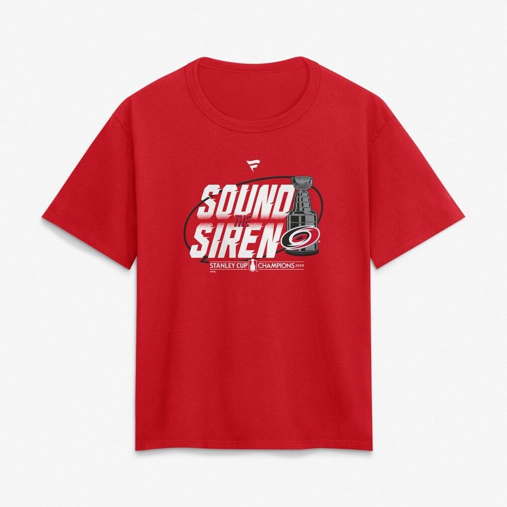 Carolina Hurricanes Fashion7 Women's 2026 Stanley Cup Champions Parade Celebration T-Shirt