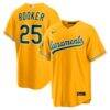 Brent Rooker Athletics Nike Alternate Stadium Jersey - Gold - Front View