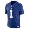 Malik Nabers New York Giants Nike Team Vapor F.U.S.E. Stitched Limited Jersey - - Alt1