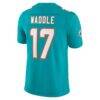 Jaylen Waddle Miami Dolphins Nike Team Vapor F.U.S.E. Stitched Limited Jersey - - Alt2