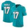 Jaylen Waddle Miami Dolphins Nike Team Vapor F.U.S.E. Stitched Limited Jersey - - Front View