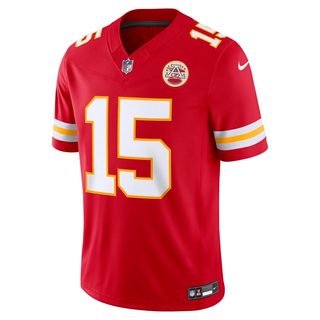 Patrick Mahomes Kansas City Chiefs Nike Vapor F.U.S.E. Stitched Limited Jersey
