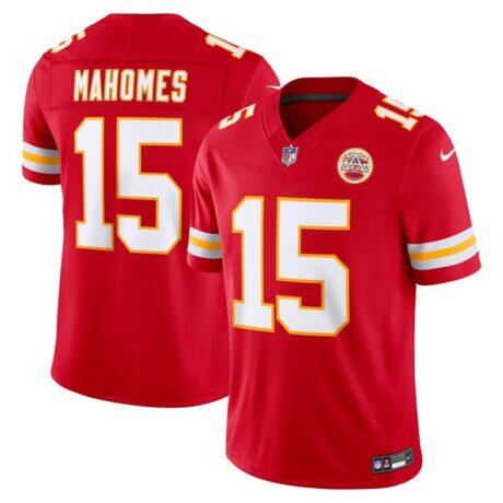 Patrick Mahomes Kansas City Chiefs Nike Vapor F.U.S.E. Stitched Limited Jersey - Red - Front View