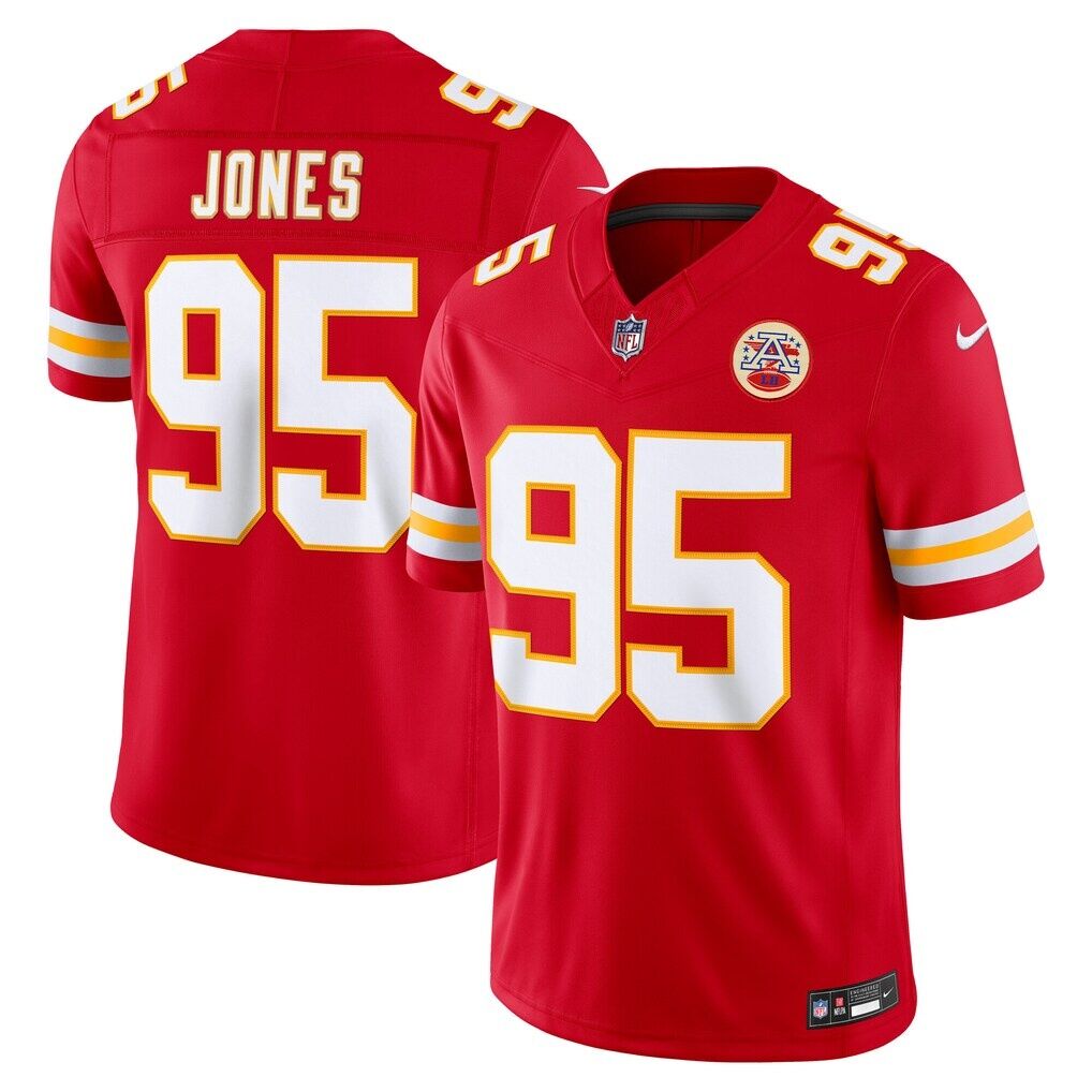 Chris Jones Kansas City Chiefs Nike Vapor F.U.S.E. Stitched Limited Jersey