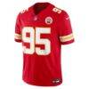 Chris Jones Kansas City Chiefs Nike Vapor F.U.S.E. Stitched Limited Jersey - Red - Side View