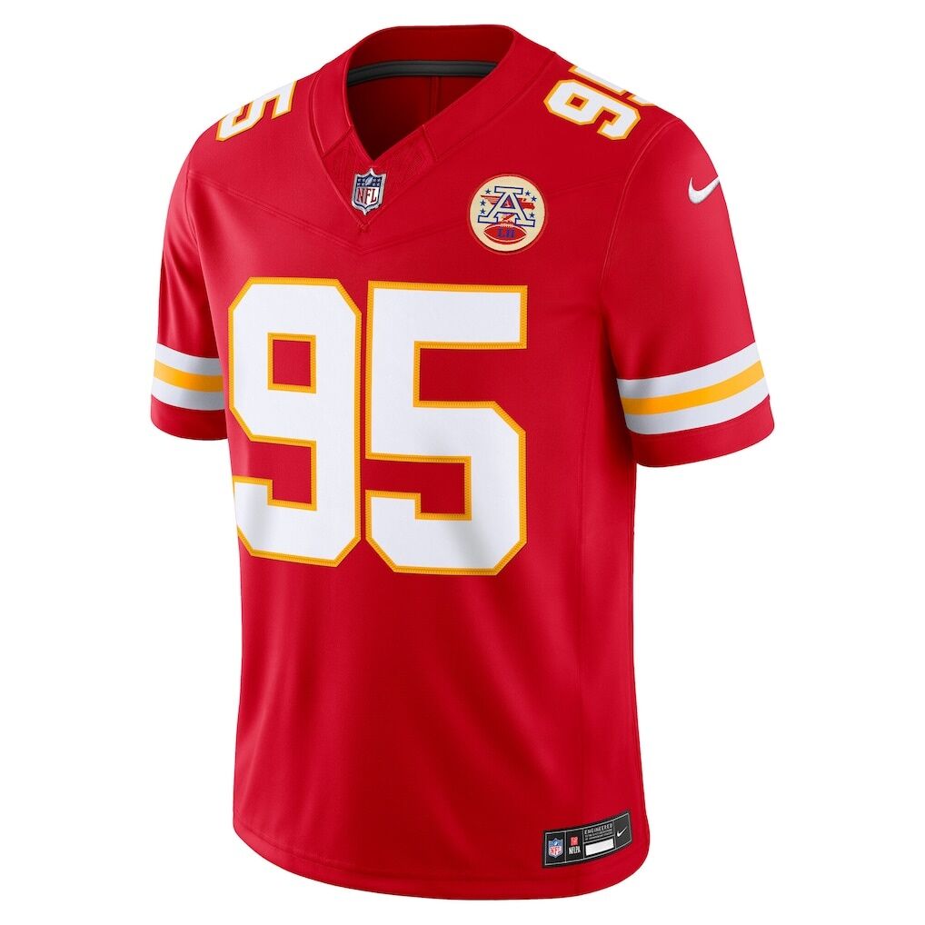 Chris Jones Kansas City Chiefs Nike Vapor F.U.S.E. Stitched Limited Jersey