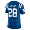 Jonathan Taylor Indianapolis Colts Nike Team Vapor F.U.S.E. Stitched Limited Jersey - - Detail View