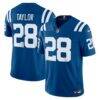 Jonathan Taylor Indianapolis Colts Nike Team Vapor F.U.S.E. Stitched Limited Jersey - - Front View