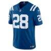 Jonathan Taylor Indianapolis Colts Nike Team Vapor F.U.S.E. Stitched Limited Jersey - - Side View