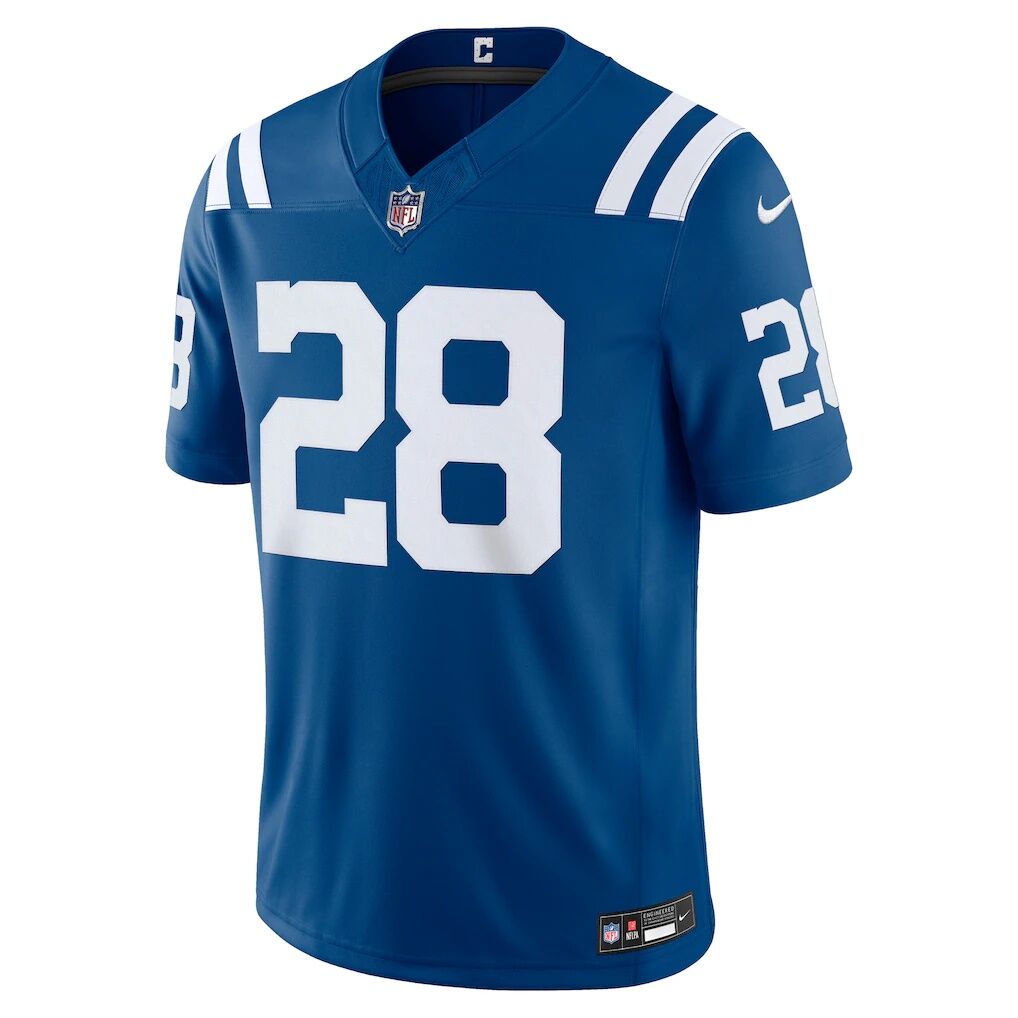 Jonathan Taylor Indianapolis Colts Nike Team Vapor F.U.S.E. Stitched Limited Jersey - Royal