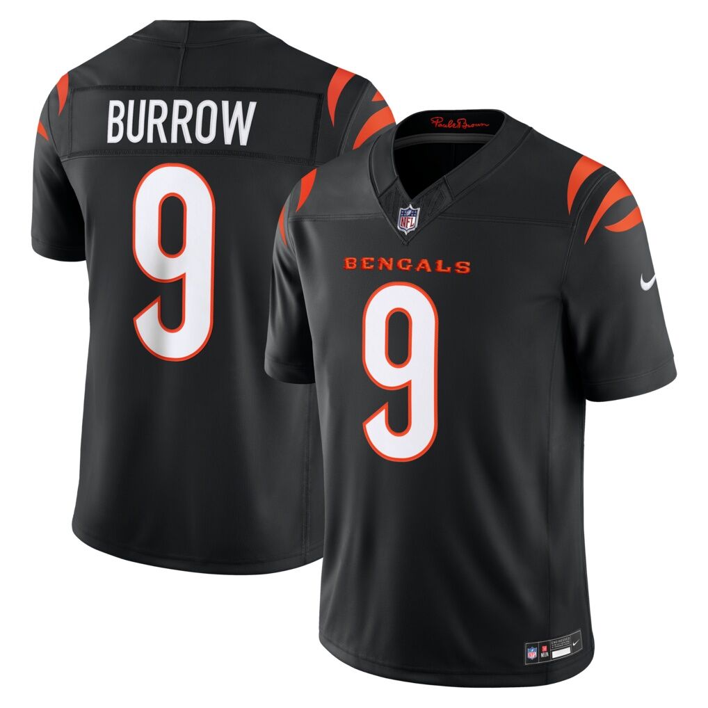 Joe Burrow Cincinnati Bengals Nike Vapor F.U.S.E. Stitched Limited Jersey