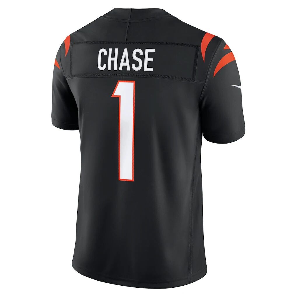 Ja'Marr Chase Cincinnati Bengals Nike Team Vapor F.U.S.E. Stitched Limited Jersey