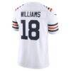 Caleb Williams Chicago Bears Nike Team Vapor F.U.S.E. Stitched Limited Jersey - White - Detail View