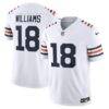 Caleb Williams Chicago Bears Nike Team Vapor F.U.S.E. Stitched Limited Jersey - White - Front View